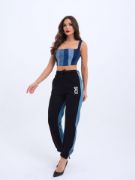 6890 KOT CROP-MAVİ resmi